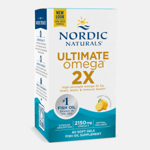 Ultimate Omega 2X 2150mg Lemon – 60 softgels – Nordic Naturals