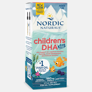 Children’s DHA Xtra Berry Punch Liquid – 60ml – Nordic Naturals