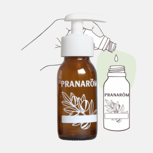 AROMASELF Pack Frasco com Bomba de pressão vazio – 12 x 60ml – Pranarom