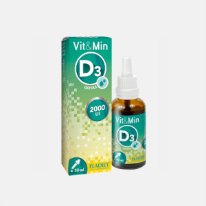 Vit&Min Vitamina D3 2000 UI – 30 ml – Eladiet