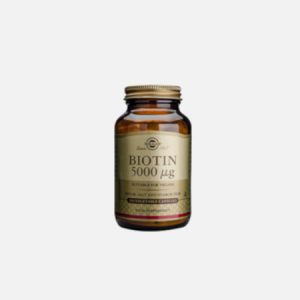 Biotin 5000 mcg – 100 cápsulas – Solgar