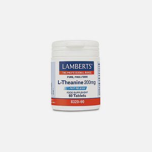 L-Theanine 200 mg – 60 comprimidos – Lamberts