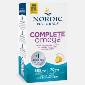 Complete Omega 565mg Lemon – 60 softgels – Nordic Naturals