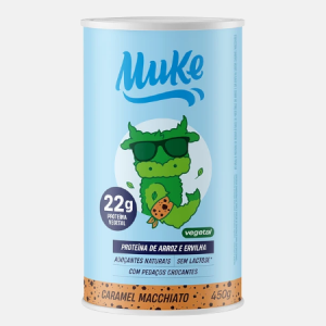 Muke Proteína Vegetal Caramel Macchiato – 450g – +Mu