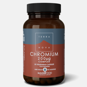 Chromium 200 mcg Complex – 50 cápsulas – Terra Nova