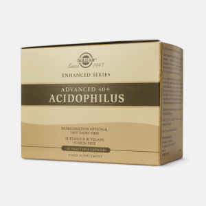 Advanced 40+ Acidophilus – 120 cápsulas – Solgar