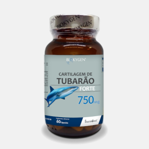 Biokygen Cartilagem de Tubarão Forte – 60 cápsulas – Fharmonat