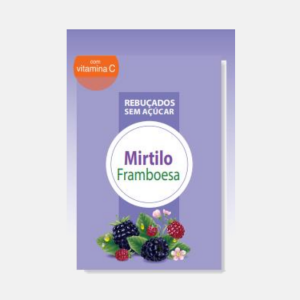 Mirtilo e Framboesa rebuçados – 75g – 2M Pharma