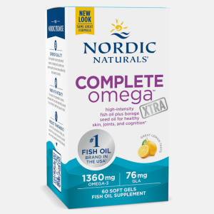 Complete Omega Xtra 1360mg – 60 softgels – Nordic Naturals