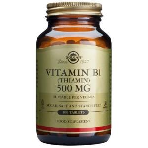 Vitamina B1 500mg – 100 comprimidos – Solgar