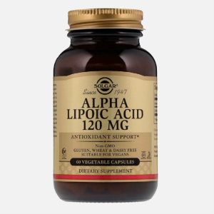 Alpha Lipoic Acid 120mg – 60 cápsulas – Solgar