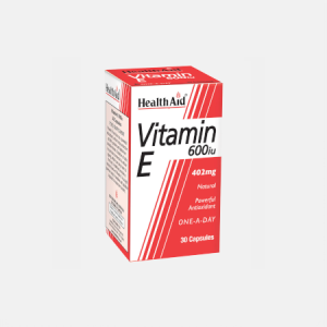 Vitamin E 600iu – 30 cápsulas – Health Aid