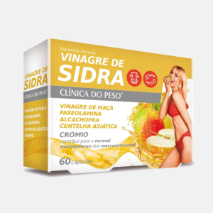 Vinagre de Sidra – 60 cápsulas – Clínica do Peso