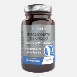 Biokygen Bisglicinato de Cálcio – 60 comprimidos – Fharmonat