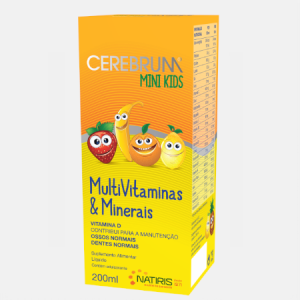 Cerebrum Mini Kids Multivitaminas e Minerais – 200ml – Natiris