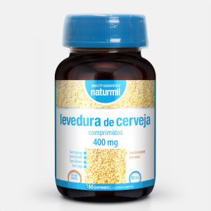 Levedura de Cerveja 400 mg – 180 comprimidos – Naturmil