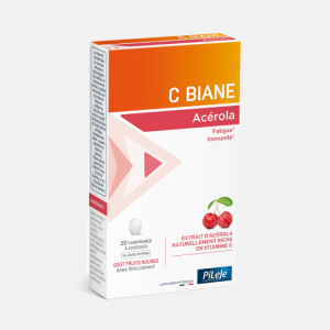 C Biane Acerola – 20 comprimidos – Pileje