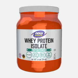 Whey Protein Isolate Unflavored Powder – 544g – Now