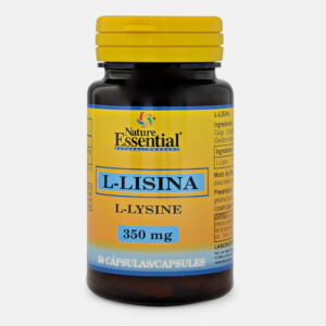 L-Lisina 350 mg – 50 cápsulas – Nature Essential