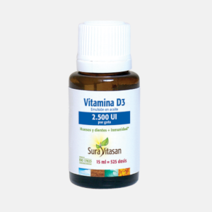 Vitamina D3 2500 UI – 15ml – Sura Vitasan