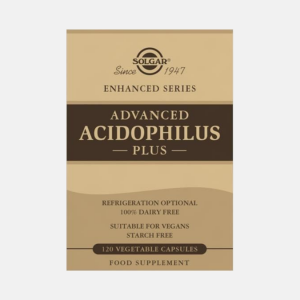 Advanced Acidophilus Plus – 120 cápsulas – Solgar