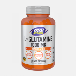 L-Glutamine 1000mg – 120 cápsulas – Now