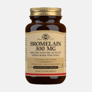 Bromelaina 300mg – 60 comprimidos – Solgar