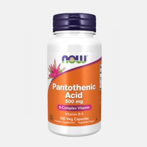 Pantothenic Acid 500mg – 100 cápsulas – Now