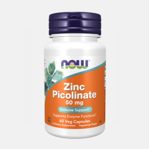 Zinc picolinate 50mg – 60 cápsulas – Now