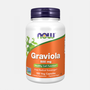 Graviola 500 mg – 100 cápsulas – Now