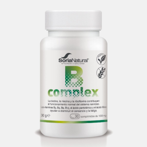 B Complex – 30 comprimidos – Soria Natural