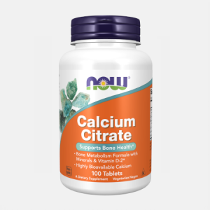 Calcium Citrate – 100 comprimidos – Now