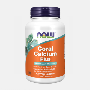 Coral Calcium Plus – 100 veg cápsulas – Now