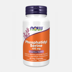 Phosphatidyl Serine 100mg – 60 veg cápsulas – Now