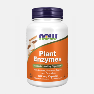 Plant Enzymes – 120 cápsulas – Now