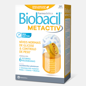 Biobacil Metactiv – 30 cápsulas – Farmodiética