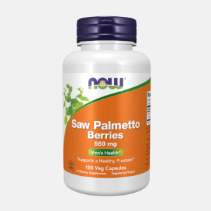 Saw Palmetto Berries 550mg – 100 cápsulas – Now