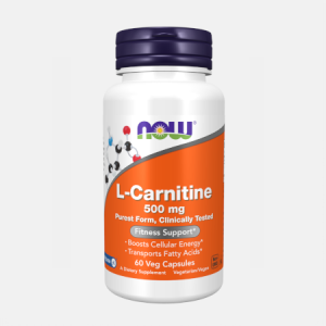 L-Carnitine 500 mg – 60 veg cápsulas – Now