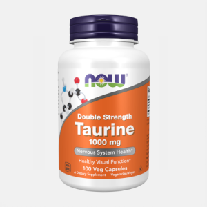 Taurine Double Strength 1000 mg – 100 cápsulas – Now