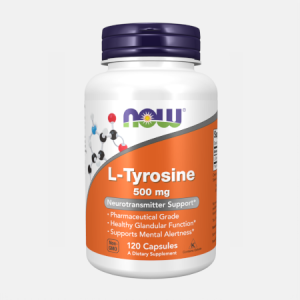 L-Tyrosine 500mg – 120 cápsulas – Now