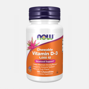 Vitamin D-3 1000 IU – 180 Chewables – Now