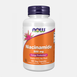 Niacinamide 500 mg Vitamina B3 – 100 cápsulas – Now