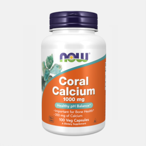 Coral Calcium 1000mg – 100 cápsulas – Now