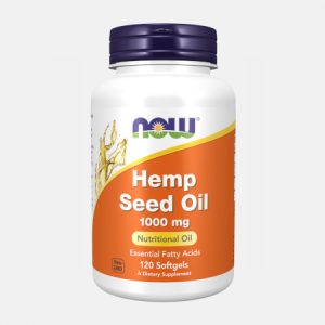 Hemp Seed Oil 1000 mg – 120 cápsulas – Now