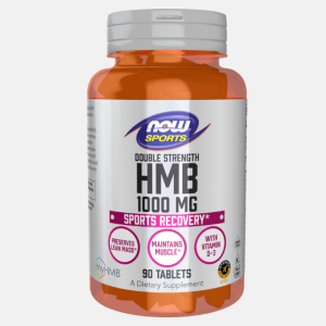 HMB Double Strength 1000mg – 90 comprimidos – Now