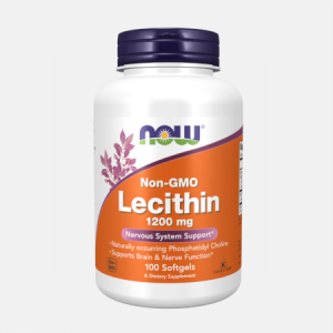 Lecithin 1200 mg – 100 cápsulas – Now