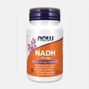 NADH 10 mg – 60 cápsulas – Now