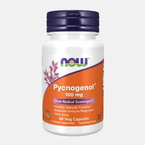 Pycnogenol 100 mg – 60 veg cápsulas – Now