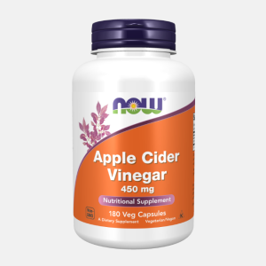 Apple Cider Vinegar 450 mg – 180 cápsulas – Now