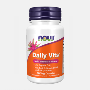 Daily Vits Multi Vitamin Mineral – 30 cápsulas – Now